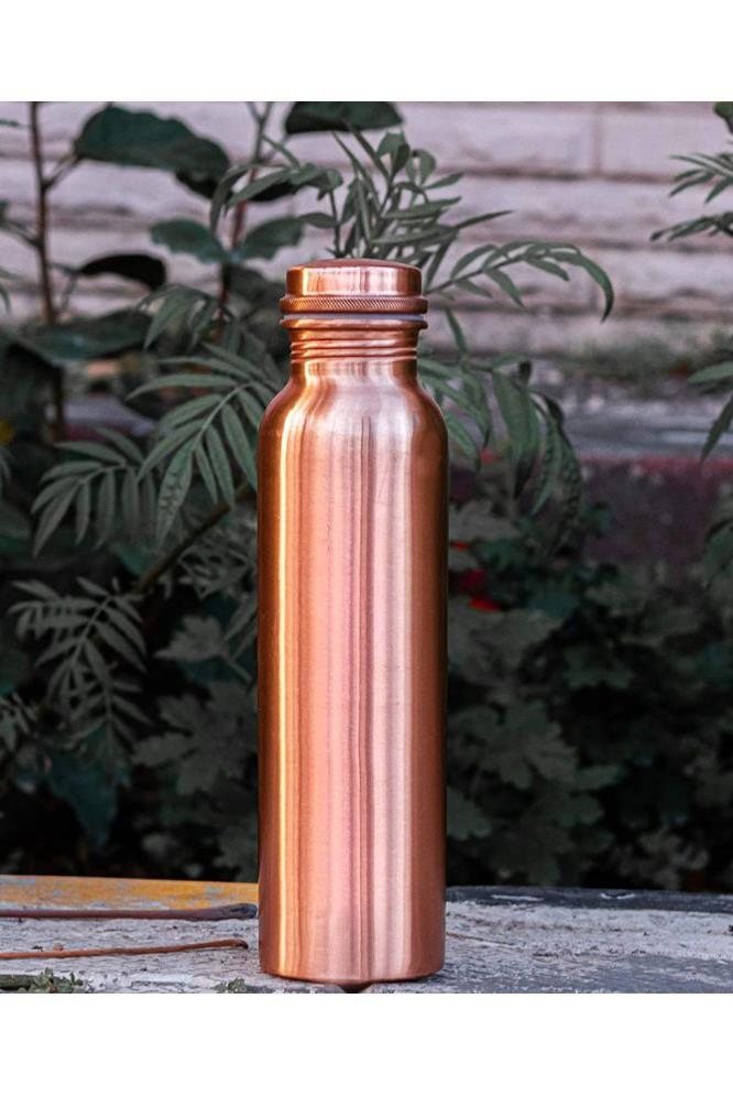 Hand-painted copper water bottles