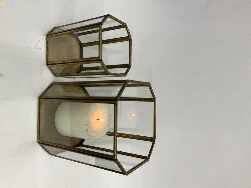 Cut-metal votive holders